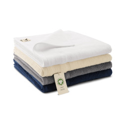 Malfini ręcznik duży Organic 918 koszulki firmowe z nadrukiem, odzież reklamowa z nadrukiem logo