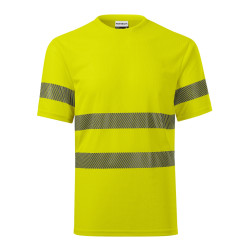 Malfini koszulka robocza unisex HV Dry 1V8 RIMECK koszulki firmowe z nadrukiem, odzież reklamowa z